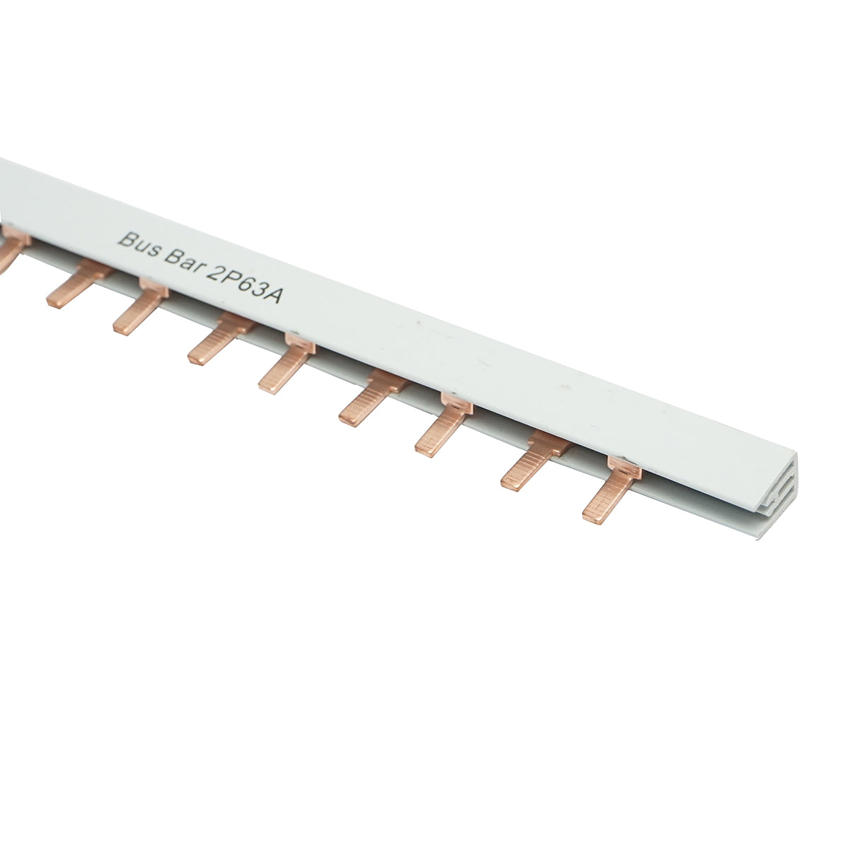 Comb, single-phase busbar 1m, 2P, 63A for powering automatic fuses